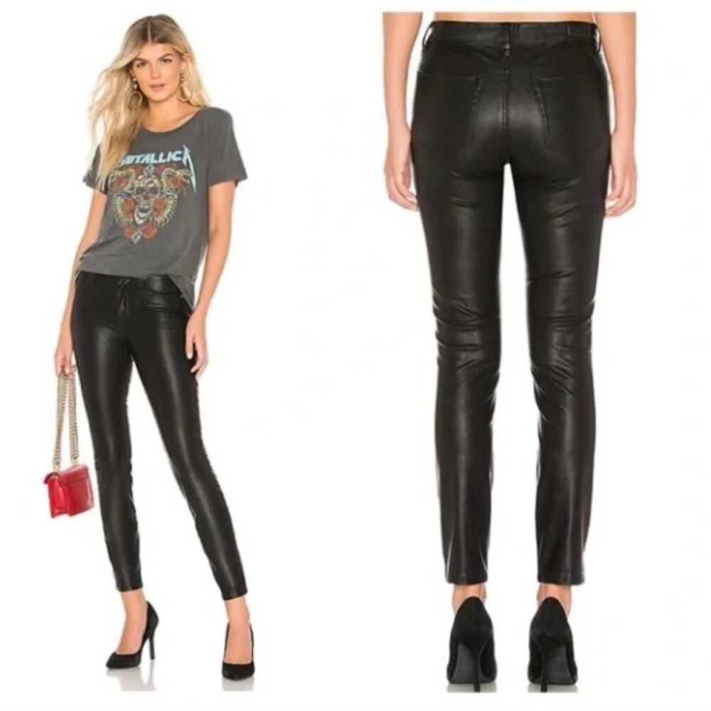 BLANKNYC Faux Leather Skinny Pants Eight Ball Size 24